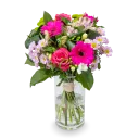 Kytice růžových květů